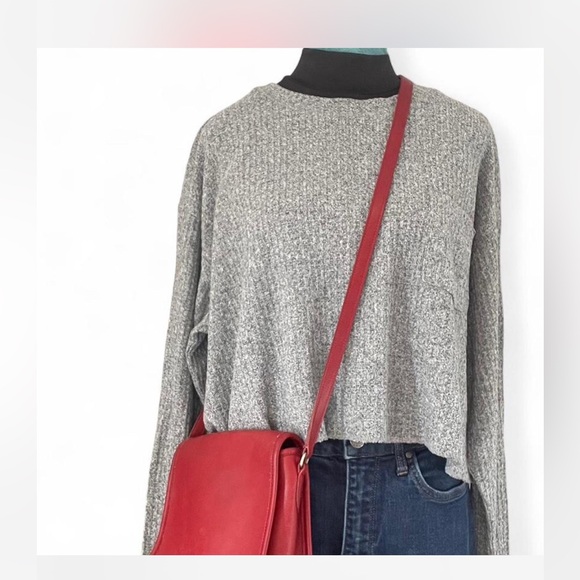 Wild Fable Heather Gray Sweater - Picture 2 of 3